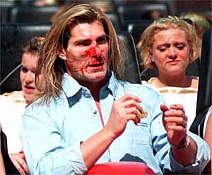 Fabio Gets Goosed, one of my all time favorite pictures.
